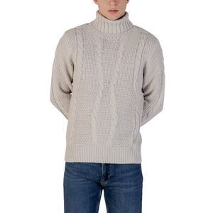 Gianni Lupo Gray Marabou Men's Turtleneck